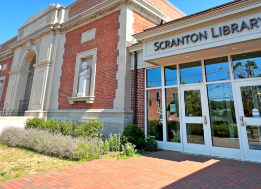 ec scranton library logo